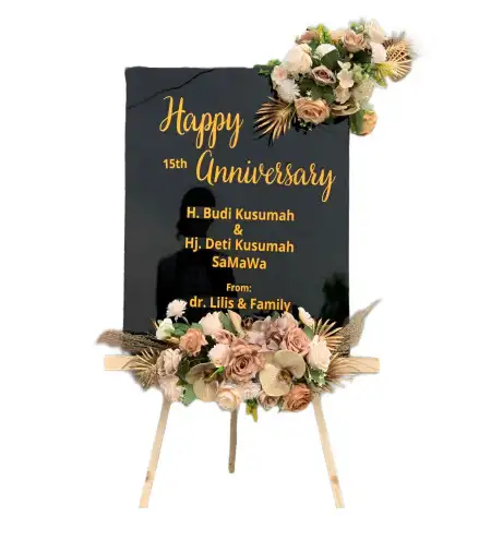 Papan Bunga Akrilik Dedai